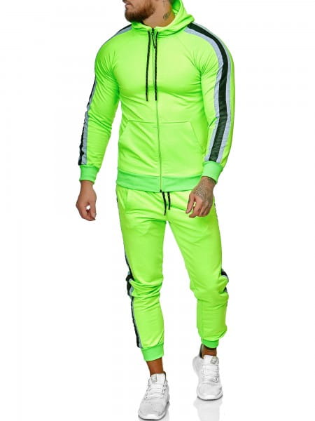Heren trainingspak trainingspak fitness streetwear jg-1084