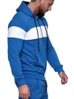 Herren Pullover Zip Jacke Sweatshirt Longsleeve Langarm Hoodie Modell H-1268