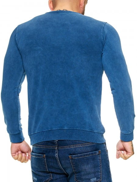 OneRedox Sweatshirt pour hommes Sweatshirt manches longues à capuche manches longues à manches longues Modèle h-1482
