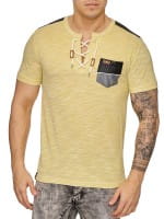 Herren T-Shirt Poloshirt Shirt Kurzarm Printshirt Polo Kurzarm 2933C