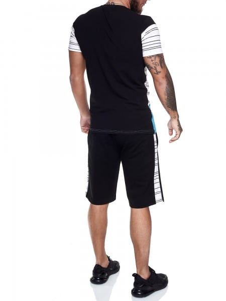 Combinaison courte pour hommes Combinaison courte de sport T-shirt court Modèle 1461