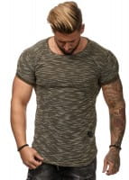 OneRedox Herren T-Shirt Kurzarm Rundhals Oversize Tee Modell 1499