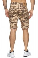OneRedox Hommes Bermuda Shorts Bermuda Shorts Sport Hommes Casual Shorts Short Pantalon court Pantalon Cargo Pantalon Cargo 4037 Camouflage Beige