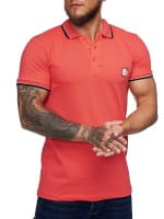 Herren T-Shirt Poloshirt Shirt Kurzarm Printshirt Polo Kurzarm 1403C1