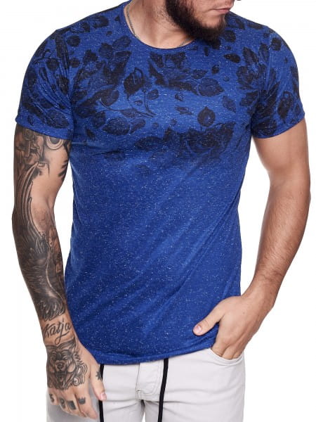 Herren T-Shirt Kurzarm Weiter Ausschnitt Oversize Tee Modell 1468