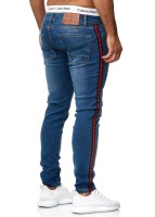 OneRedox Designer Jeans Pantalons Jeans pour hommes Coupe Régulière Skinny Fit Basic Stretch Jeans Pantalons Modèle 611