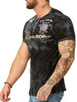 OneRedox T-shirt homme Sweat à capuche à manches longues et manches courtes Sweat-shirt manches courtes "Monaco