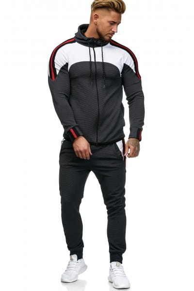 Herren Jogginganzug Trainingsanzug Sportanzug Fitness Streetwear 1148C