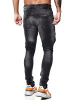 Designer Herren Jeans Cargohose Regular Skinny Fit Jeanshose Destroyed Stretch Modell 8027