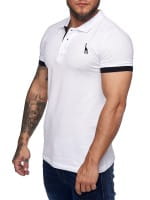 Herren T-Shirt Poloshirt Shirt Kurzarm Printshirt Polo Kurzarm 1404C