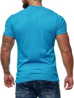 Herren T-Shirt Poloshirt Shirt Kurzarm Printshirt Polo Kurzarm 3485C