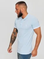 Herren T-Shirt Poloshirt Shirt Kurzarm Printshirt Polo Kurzarm 1404C